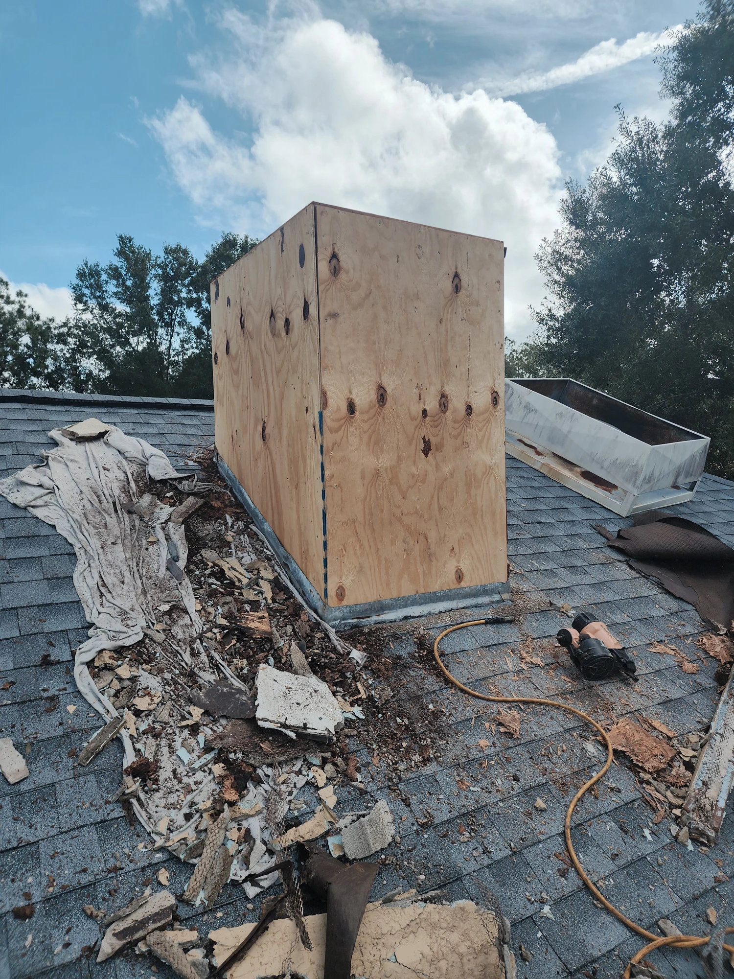 Chimney Stucco Repair 3