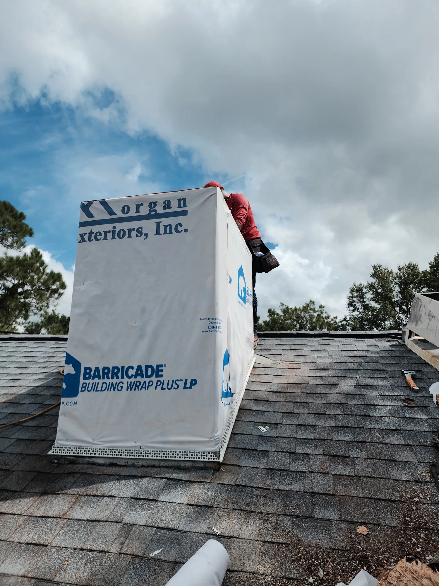 Chimney Stucco Repair 4