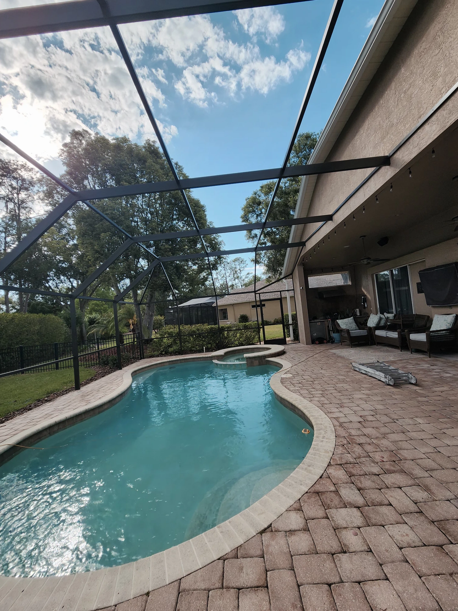 Pool Cage Painting & Restoration